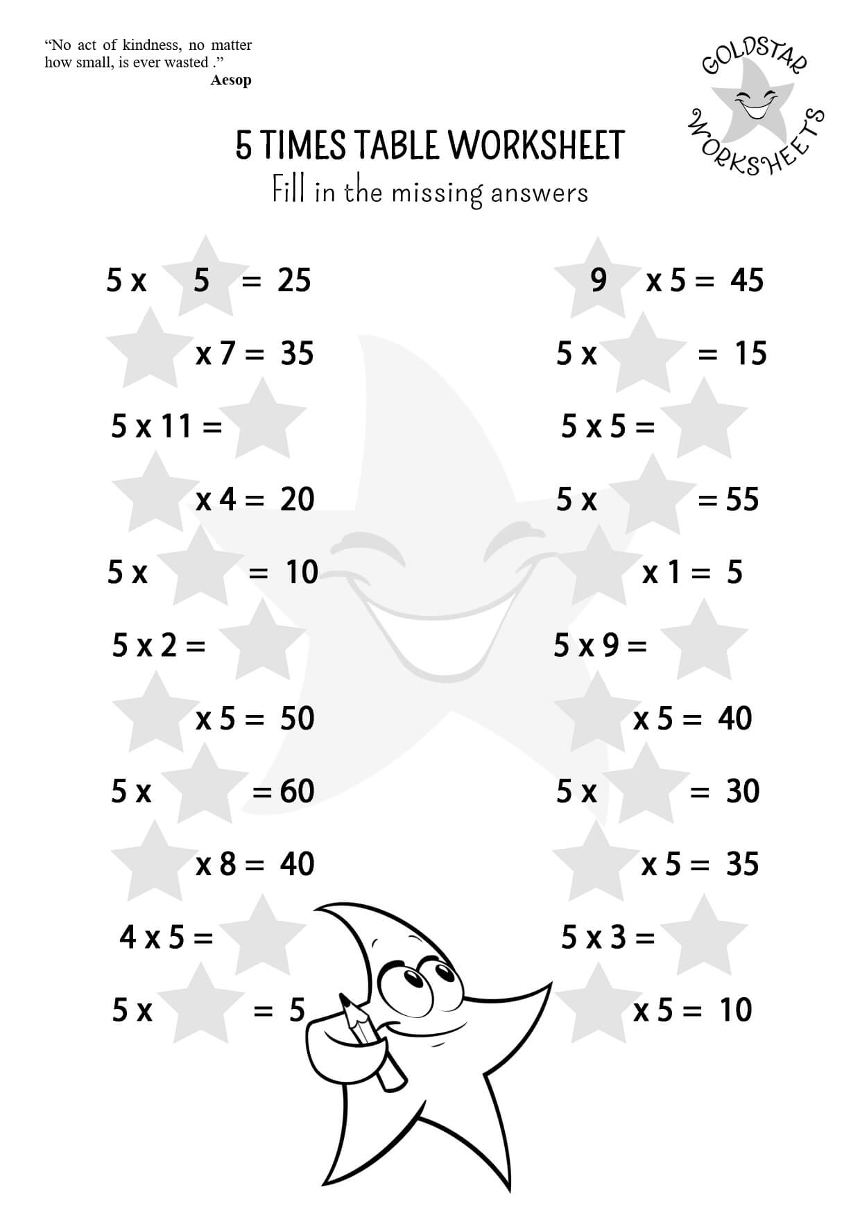 5-times-table-worksheets-multiplication-facts-practice-free-pdf
